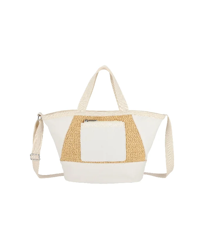 Bags With Limited-Time Deals Raffia Convertible Tote