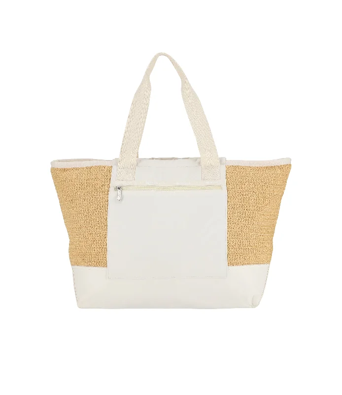 High-Quality Bags On Flash Sale Raffia East/West Tote