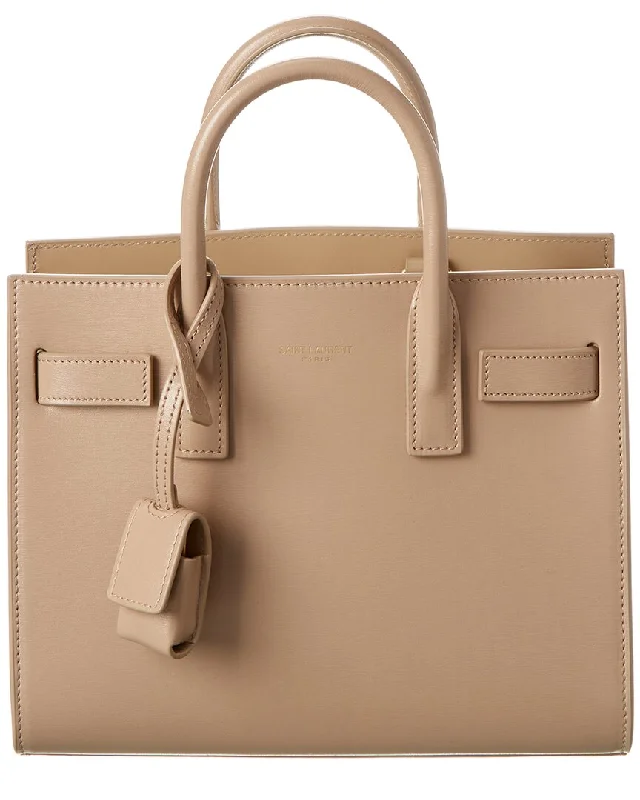 Luxury Bags On Sale Saint Laurent Nano Sac De Jour Leather Tote