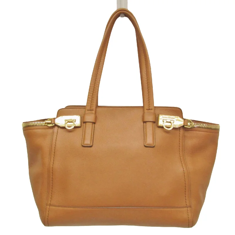 Discounted Designer Bags For Clearance Sale Salvatore Ferragamo Gancini  Leather Tote Bag (Pre-Owned)