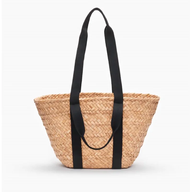 Vintage Bags For Retro And Classic Fashion Lovers Selma Straw Tote Bag In Natural