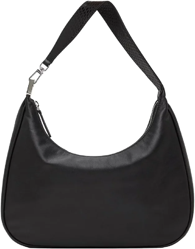 Luxurious But Budget-Friendly Bags STAUD Women's Black Sylvie Leather Shoulder Handbag