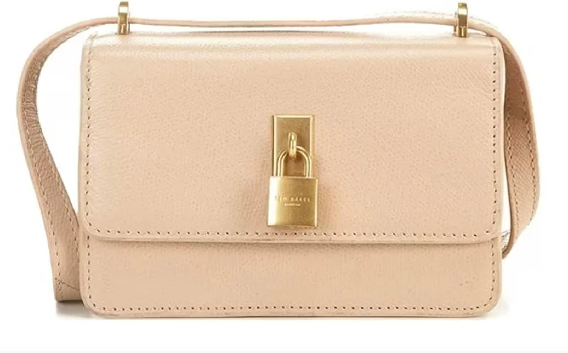 Bags With Seasonal Sales Ted Baker London SSLOANE-Mini Shoulder Padlock Bag, Taupe