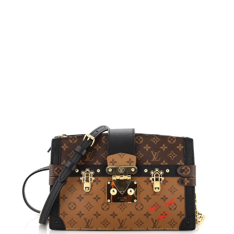 Bag For Modern Fashion Trunk Clutch Reverse Monogram Canvas