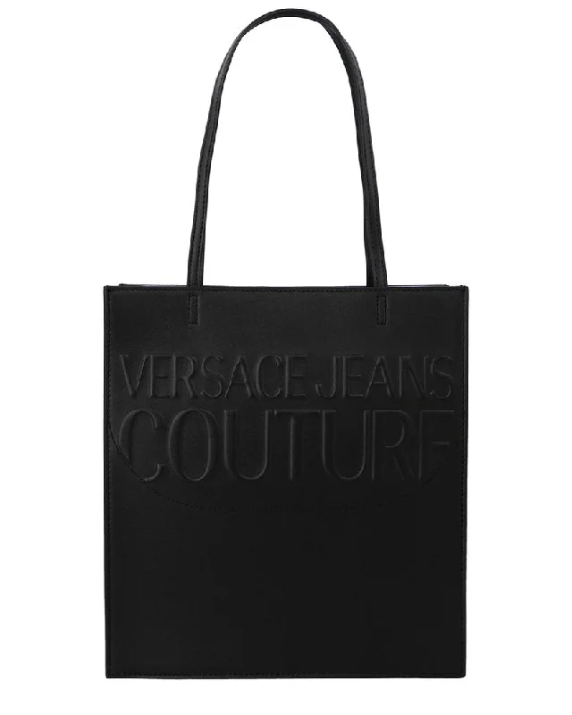 Bags For Outdoor Adventures Versace Jeans Couture Institutional Logo Tote