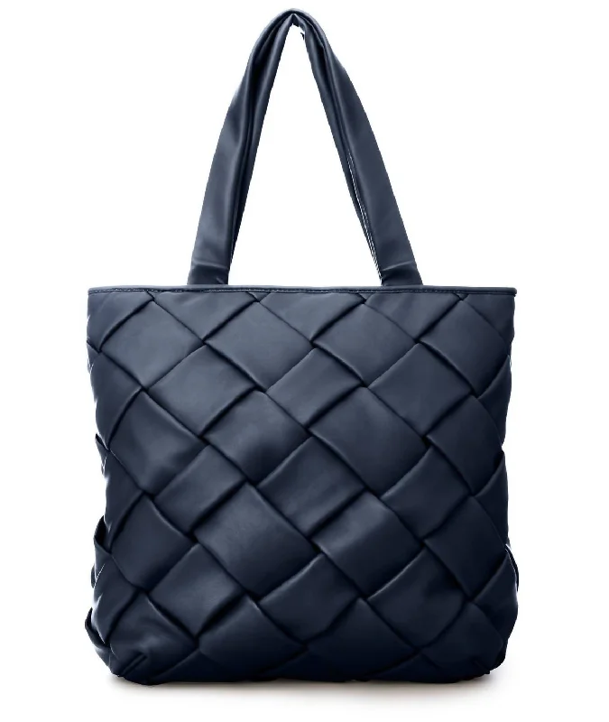 Inspired Bags For Modern Sophistication Women's Avery Tote Bag In Blue