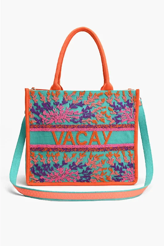 Black Friday And Cyber Monday Bag Deals Women's Caribbean Vacay Tote Bag In Multi