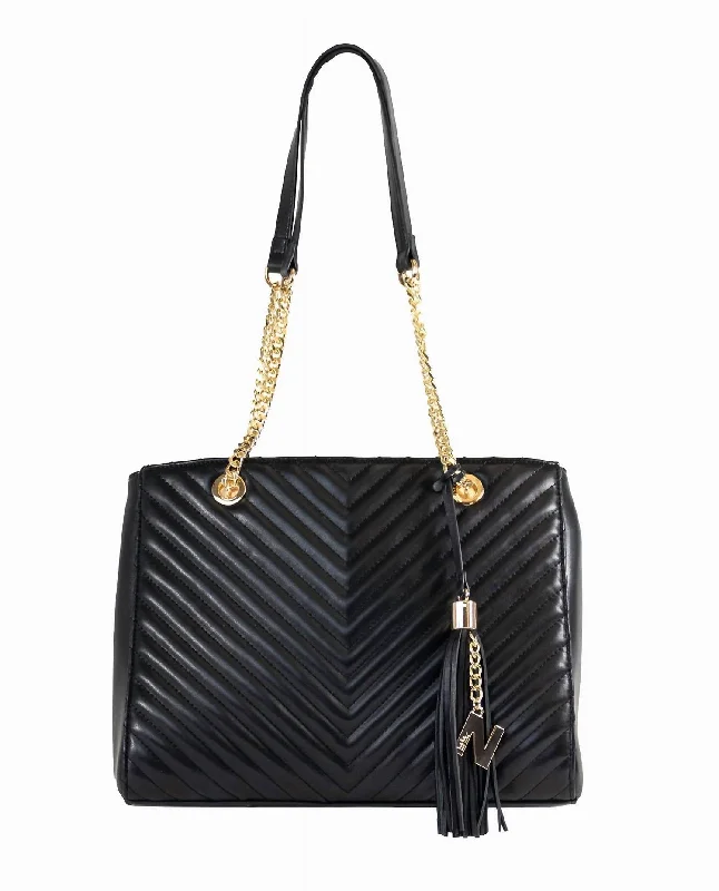 Inspired Bags For Luxury Fashion Lovers Women's Quilted Tote In Black