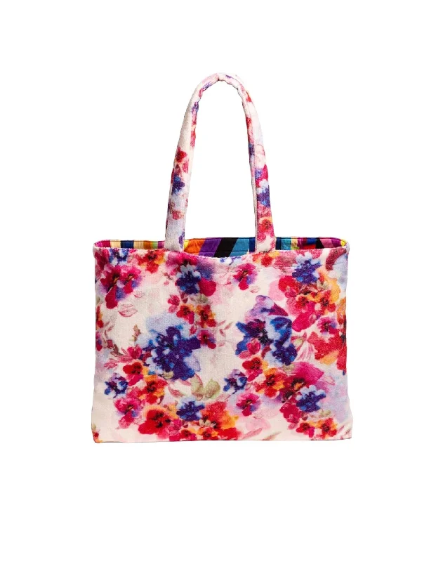 Cyber Monday Discounts On Bags Women's Summer Days Terry Beach Tote Bag In Multi