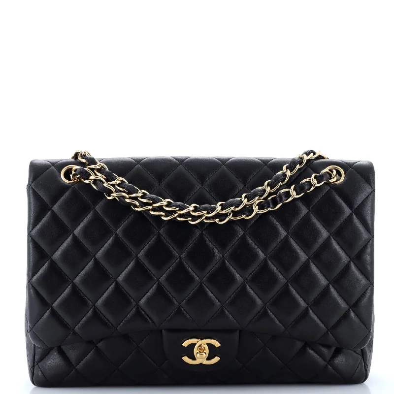 High-Quality Bags On Flash Sale Classic Single Flap Bag Quilted Lambskin Maxi