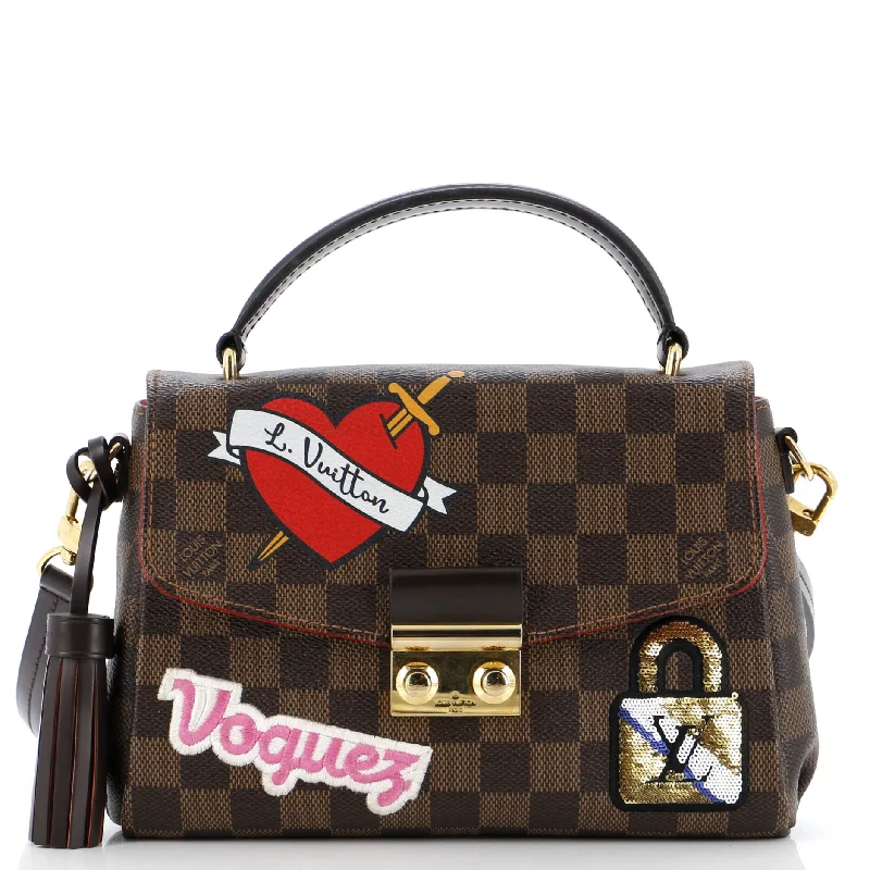 Urban Style Croisette Handbag Limited Edition Patches Damier