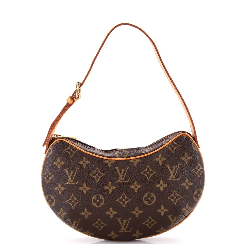 Chic And Clearance-Priced Tote Bags Croissant Handbag Monogram Canvas PM