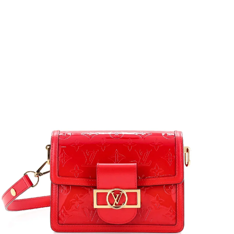 Discounted Designer Bags For Clearance Events Dauphine Shoulder Bag Monogram Vernis Mini