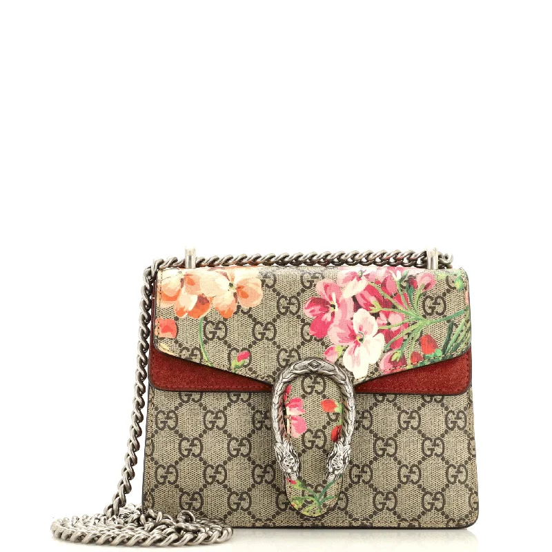 Flash Sale On Premium Bags Dionysus Bag Blooms Print GG Coated Canvas Mini