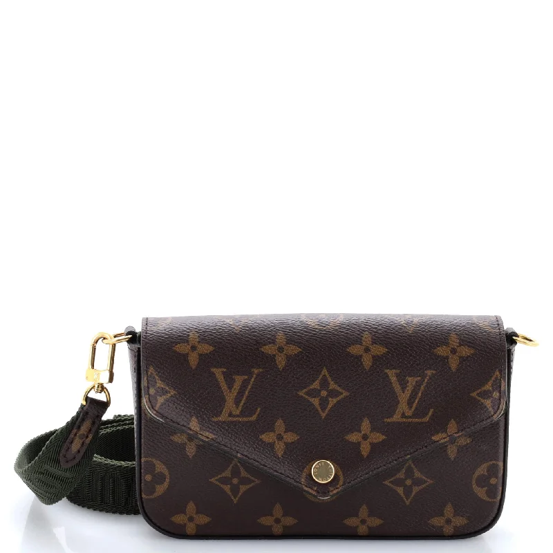 Eco-Friendly Bags With Promotions Felicie Strap & Go Handbag Monogram Canvas