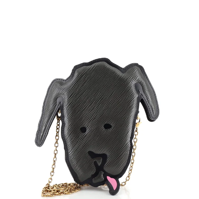 Affordable Bags Grace Coddington Dog Face Bag Epi Leather and Reverse Monogram Canvas Mini