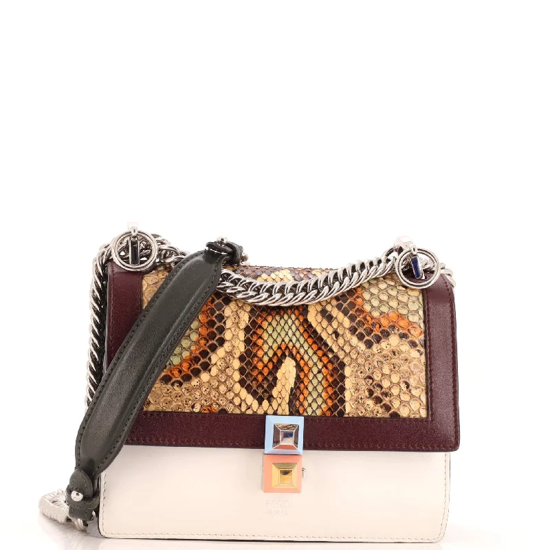 Stylish Bags With Discounts Kan I Bag Leather and Python Small