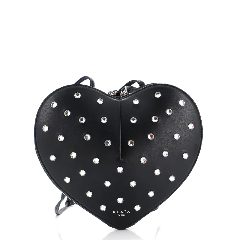 Bag Deals Le Coeur Shoulder Bag Crystal Embellished Leather