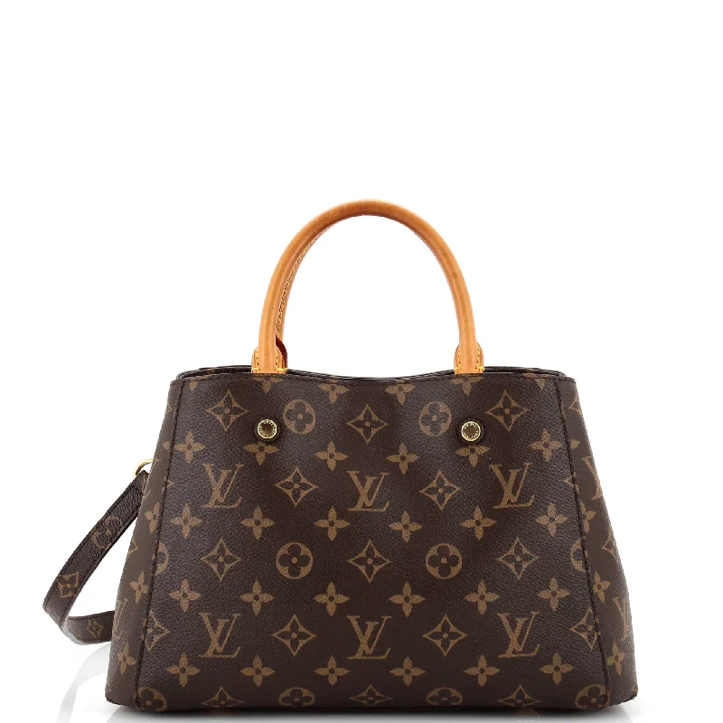 Cyber Monday Discounts On Bags Montaigne Handbag Monogram Canvas BB