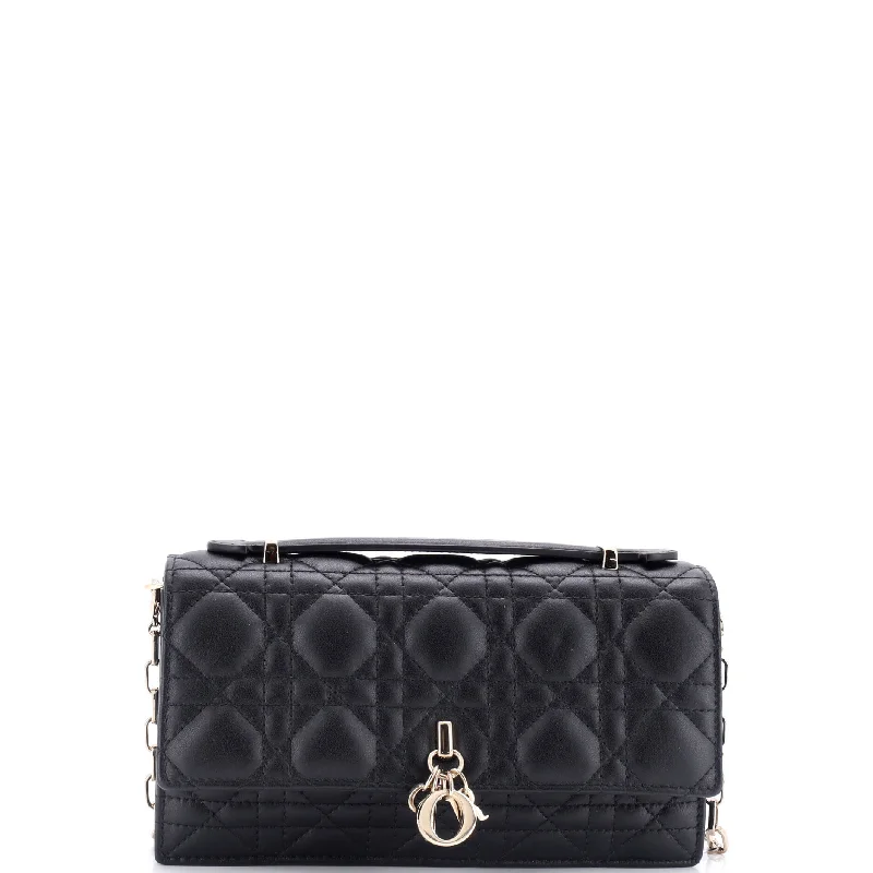 Bags For Urban And Trendy Looks My Dior Top Handle Flap Bag Cannage Quilt Lambskin Mini