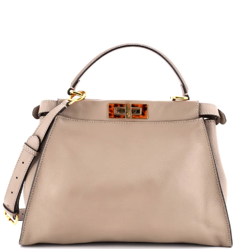 Limited-Time Offers On Trendy And Stylish Bags Peekaboo Bag Leather with Tortoise Detail Regular