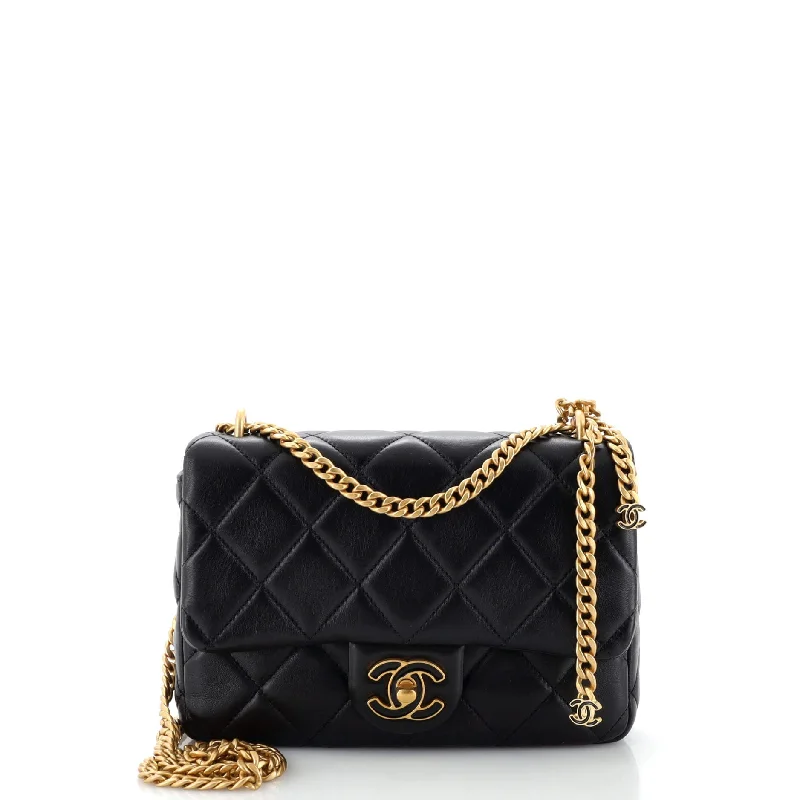 Bag Deals Pending CC Square Flap Bag Quilted Lambskin Small