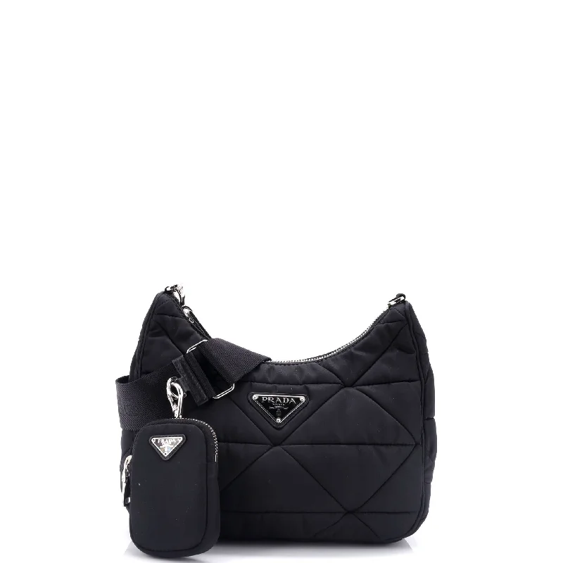 Stylish Yet Affordable Bags Re-Edition Shoulder Bag Quilted Tessuto Small