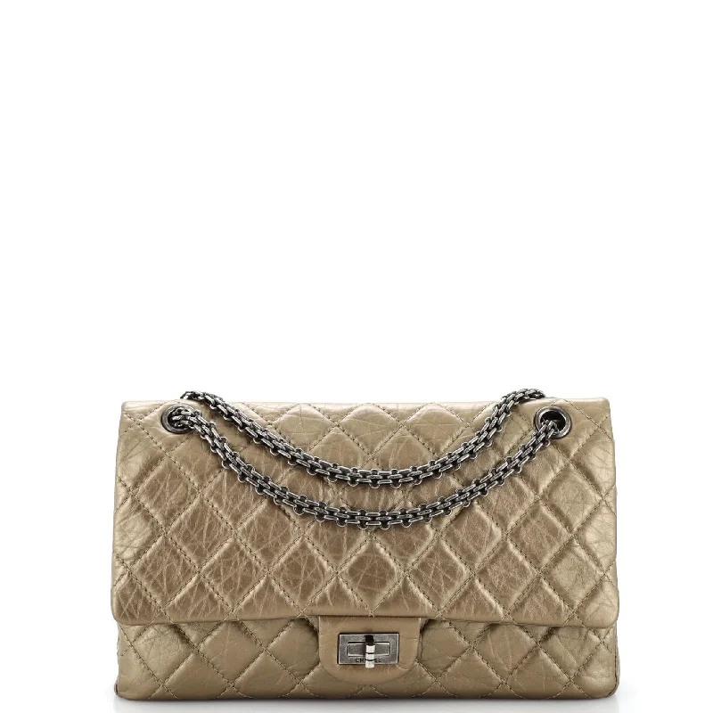 Affordable Bags For Budget Shoppers Reissue 2.55 Flap Bag Quilted Metallic Aged Calfskin 226