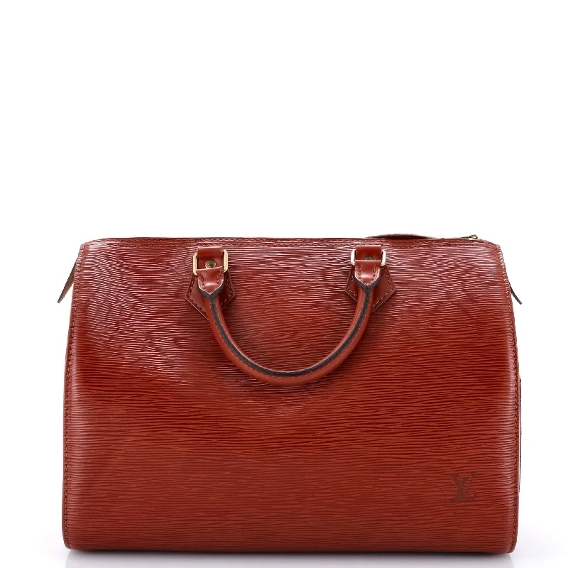 Durable And Fashionable Bags For Daily Use Speedy Handbag Epi Leather 30