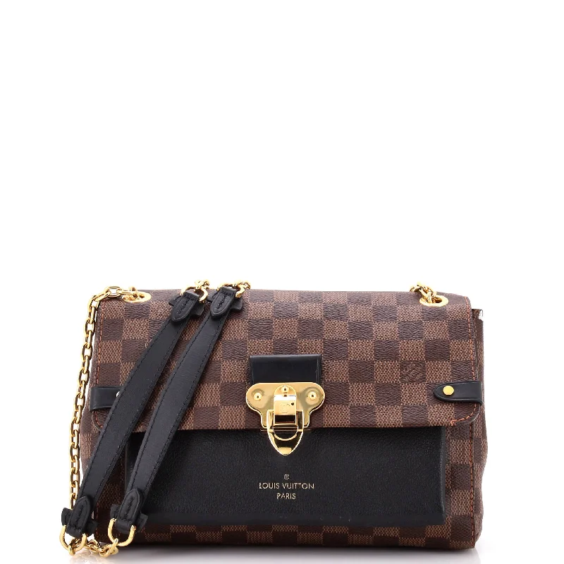 Bags With Tsa-Approved Features Vavin Handbag Damier with Leather PM