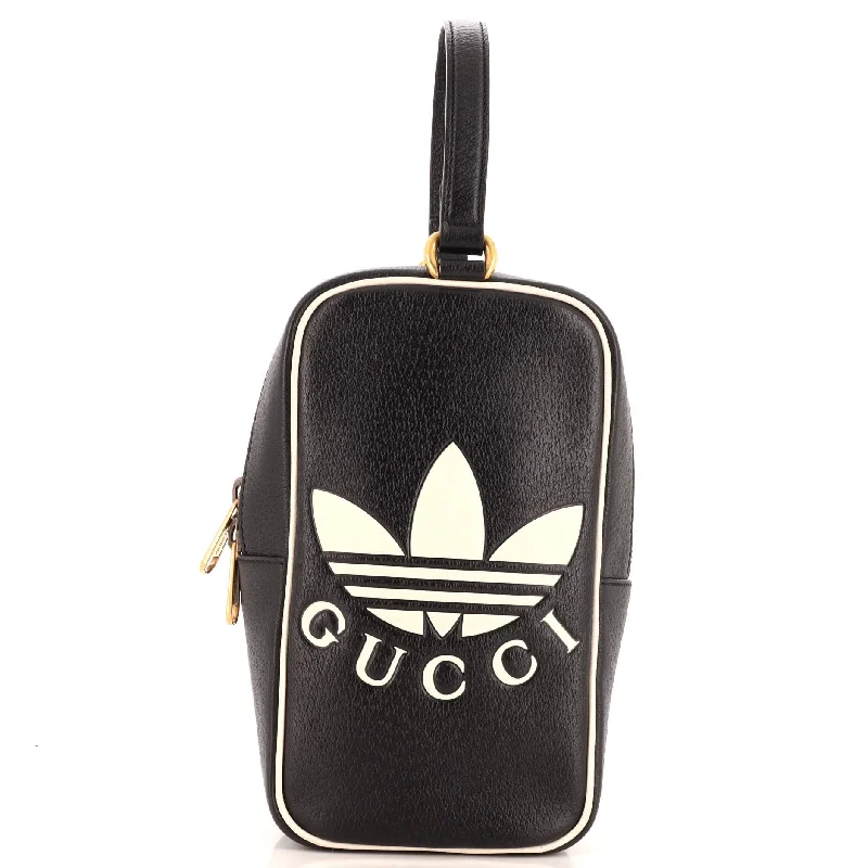 Inspired Bags For Luxury Fashion Lovers x adidas Top Handle Bag Leather Mini